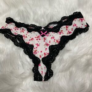 Sexy Little Things Victoria's Secret Floral Lace Panties